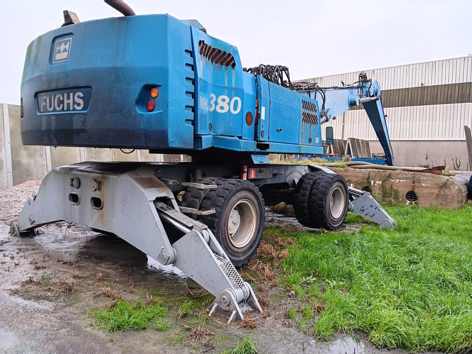 Terex Fuchs MHL 380 Wheeled Hydraulic Excavator – 2012