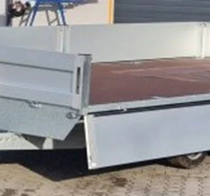 LIDER flatbed trailer – Wheels underneath – Double braked axle