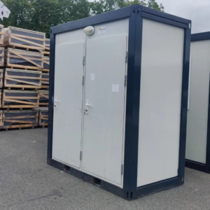 Sanitary construction site bungalow with WC and shower