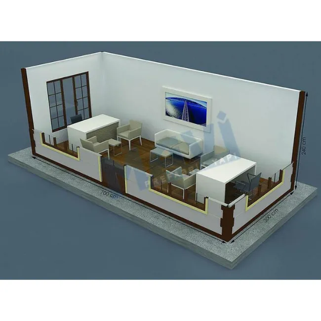 6x2.4m construction site bungalow – Image 3