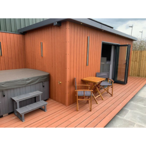 Converted Container: Modern and Elegant Outdoor Living Space